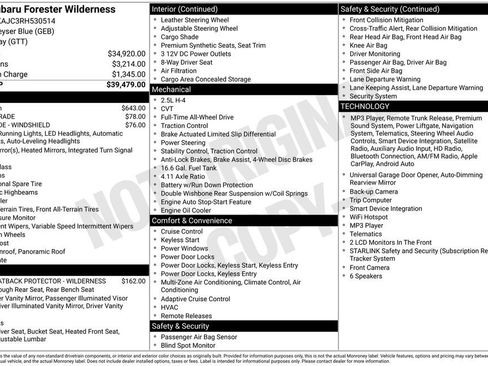 Used 2024 Subaru Forester Wilderness AWD/4WD image 1