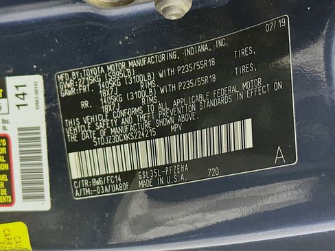 Used 2019 Toyota Sienna LE AWD/4WD image 12