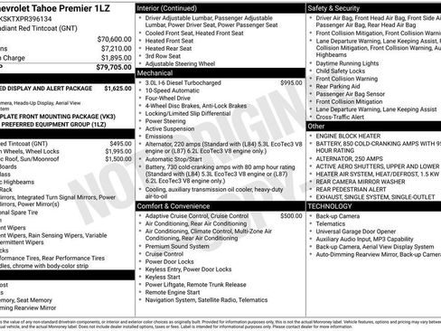Used 2023 Chevrolet Tahoe Premier AWD/4WD image 33