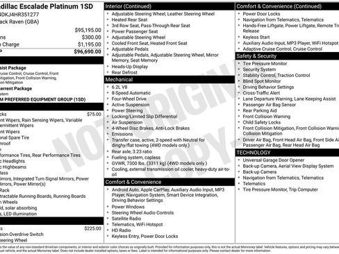 Used 2017 Cadillac Escalade Platinum image 4