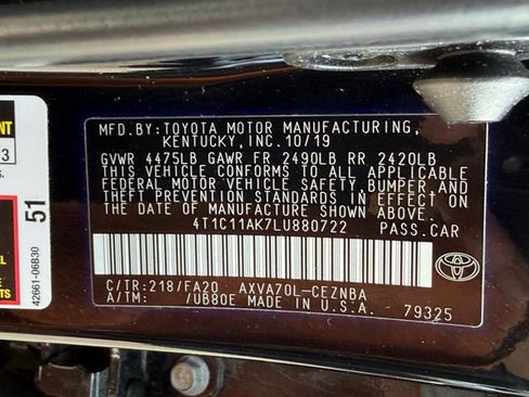 Used 2020 Toyota Camry LE FWD image 31