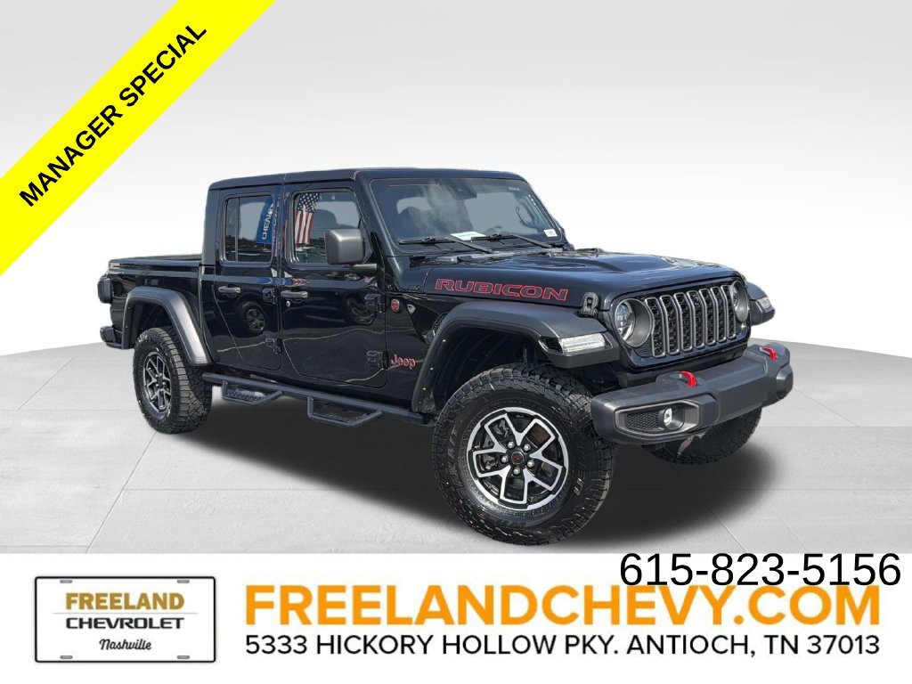 Used 2024 Jeep Gladiator Rubicon w/ Technology Group AWD/4WD 360° Tour