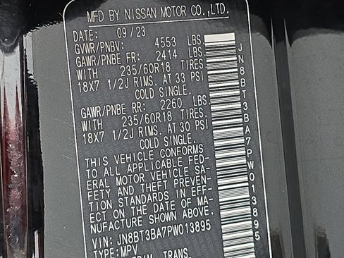 Certified 2023 Nissan Rogue SV w/ SV Premium B Package FWD image 35