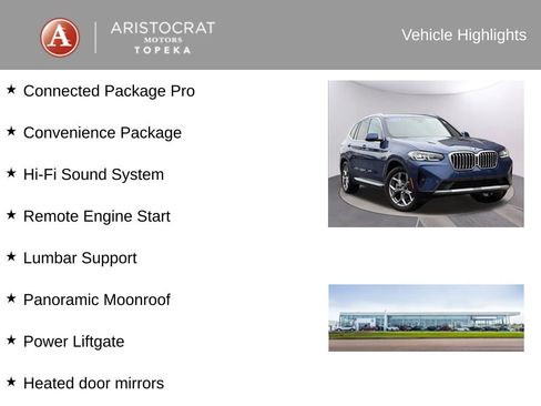 Certified 2024 BMW X3 xDrive30i w/ Convenience Package image 4