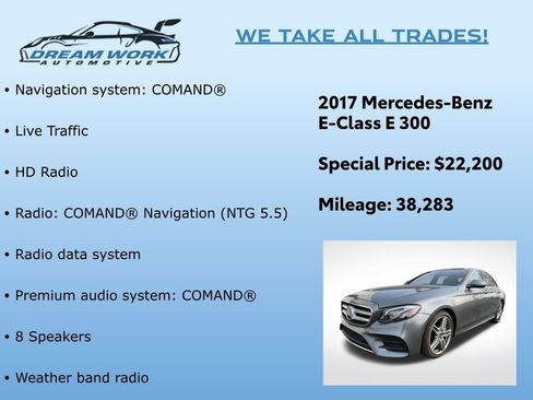 Used 2017 Mercedes-Benz E 300 image 2