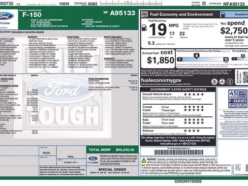 Used 2022 Ford F150 King Ranch w/ FX4 Off-Road Package AWD/4WD image 28
