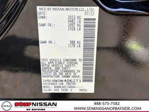 Certified 2022 Nissan Altima 2.5 SV image 34