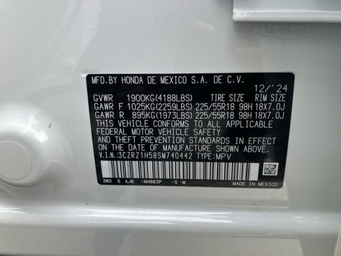 Certified 2025 Honda HR-V Sport image 39