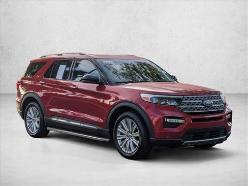 Used 2020 Ford Explorer Limited w/ Class III Trailer Tow Package RWD image 3