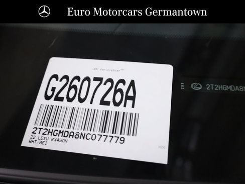 Used 2022 Lexus RX 450h AWD w/ Premium Package image 79