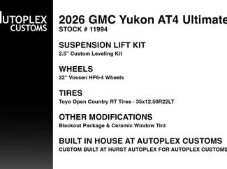 Used 2026 GMC Yukon AT4 Ultimate AWD/4WD video 2