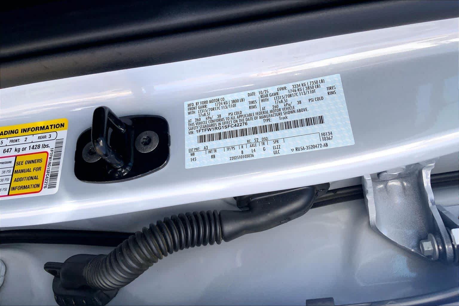 Certified 2025 Ford F150 Raptor AWD/4WD image 37