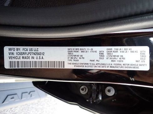New 2026 RAM 1500 Rebel w/ Advanced Safety Group II AWD/4WD image 17