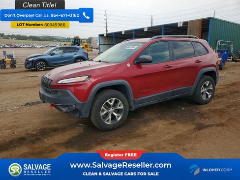 Used 2014 Jeep Cherokee Trailhawk w/ Comfort/Convenience Group AWD/4WD image 1