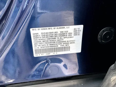 Used 2019 Honda Pilot EX-L image 89