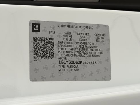 Used 2019 Chevrolet Corvette Z06 image 59