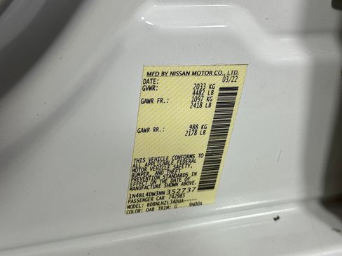 Used 2022 Nissan Altima 2.5 SV image 71