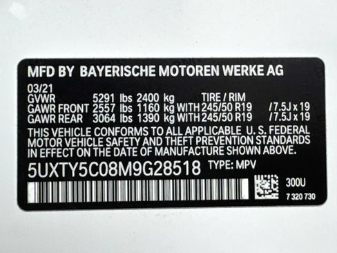 Used 2021 BMW X3 xDrive30i w/ Premium Package AWD/4WD image 38