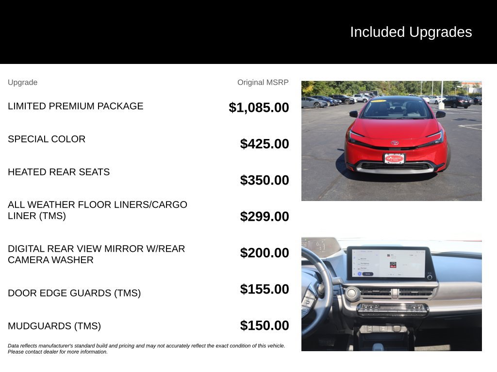 Used 2024 Toyota Prius Limited w/ Limited Premium Package AWD/4WD image 46