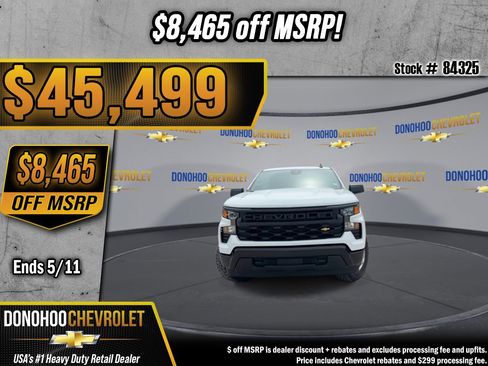 New 2026 Chevrolet Silverado 1500 W/T AWD/4WD image 1