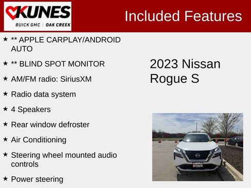 Used 2023 Nissan Rogue S image 2