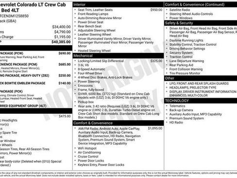 Used 2021 Chevrolet Colorado LT w/ Safety Package AWD/4WD image 29
