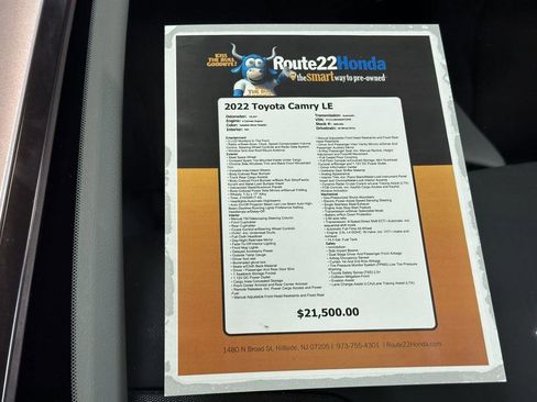 Used 2022 Toyota Camry LE image 39