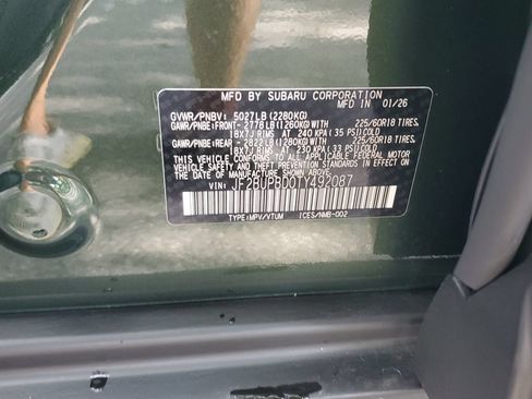 Used 2026 Subaru Outback Premium AWD/4WD image 30