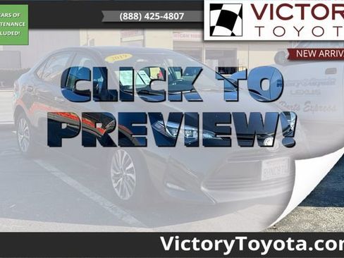 Certified 2019 Toyota Corolla XLE FWD image 1