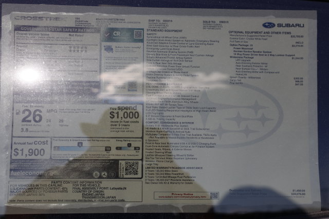 New 2026 Subaru Crosstrek 2.5i Wilderness w/ Wilderness Package AWD/4WD image 2