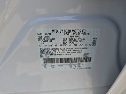 Used 2024 Ford Maverick Lariat w/ FX4 Off-Road Package AWD/4WD image 34