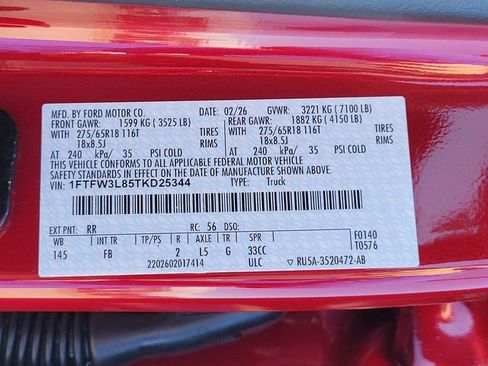 New 2026 Ford F150 XLT w/ Equipment Group 302A MID image 11