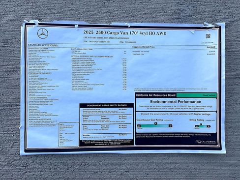 New 2025 Mercedes-Benz Sprinter 2500 image 19