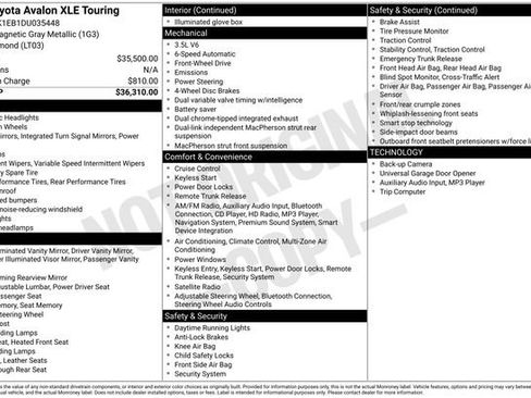 Used 2013 Toyota Avalon XLE Touring image 2