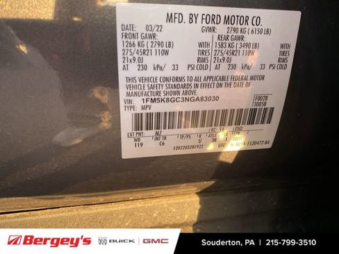 Used 2022 Ford Explorer ST w/ Equipment Group 401A image 37