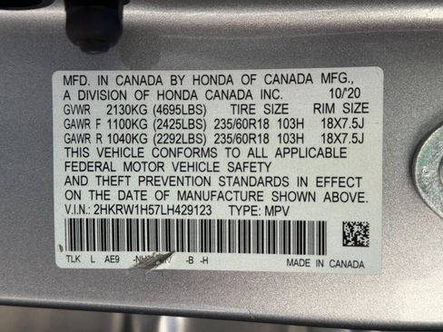Used 2020 Honda CR-V EX image 37