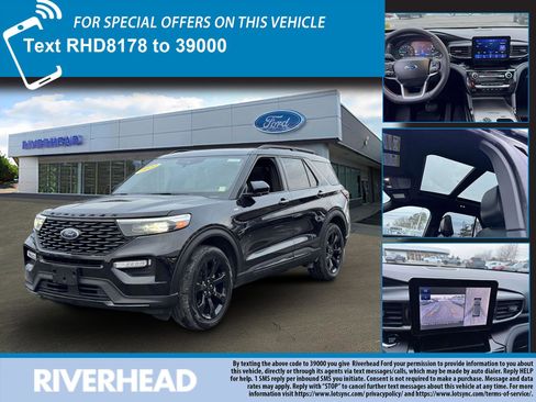 Certified 2022 Ford Explorer ST-Line w/ Class IV Trailer Tow Package image 1