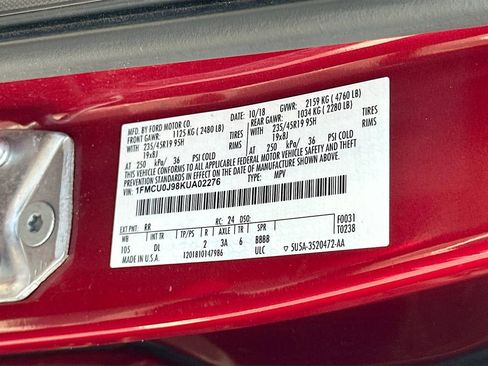 Used 2019 Ford Escape Titanium FWD image 32
