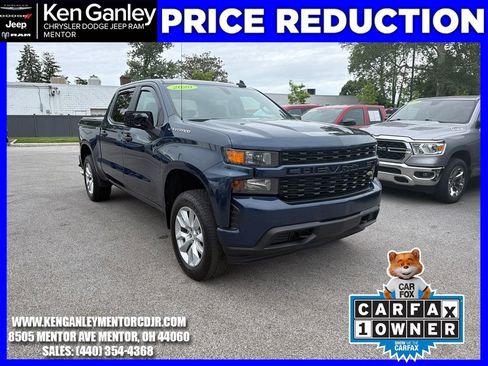 Used 2020 Chevrolet Silverado 1500 Custom w/ Infotainment Package AWD/4WD image 1