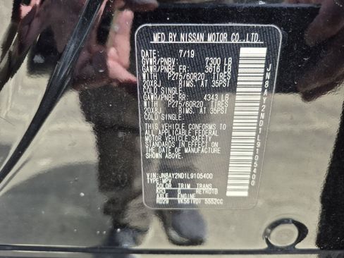 Used 2020 Nissan Armada SL w/ Premium Package image 5