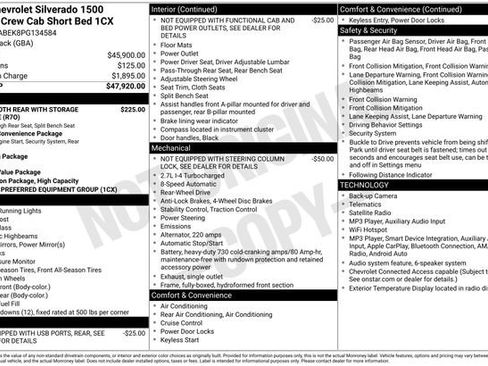 Used 2023 Chevrolet Silverado 1500 Custom RWD image 25