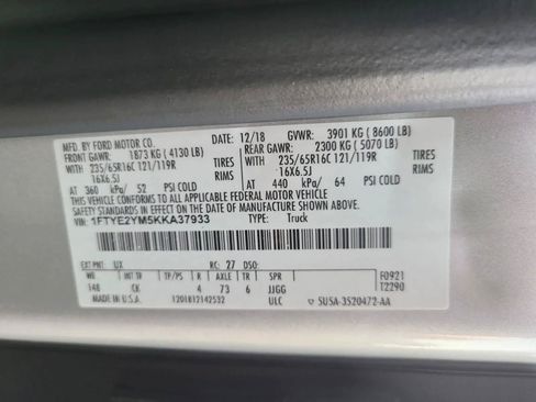 Used 2019 Ford Transit 150 148 Low Roof RWD image 21