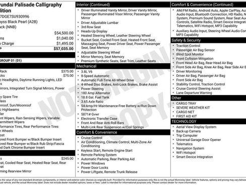 New 2025 Hyundai Palisade Calligraphy image 39