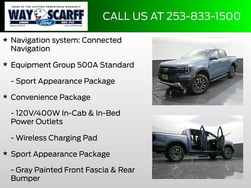 New 2025 Ford Ranger Lariat w/ FX4 Off-Road Package image 6