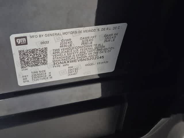 Used 2022 Chevrolet Equinox RS w/ RS Leather Package AWD/4WD image 38