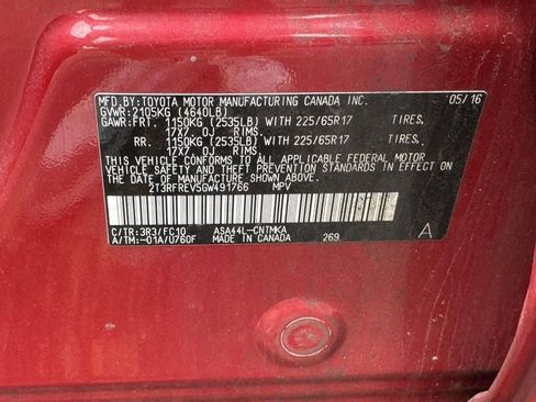 Used 2016 Toyota RAV4 XLE w/ Protection Package image 13