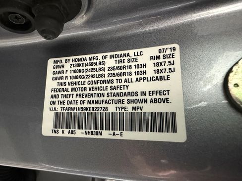 Certified 2019 Honda CR-V EX image 17