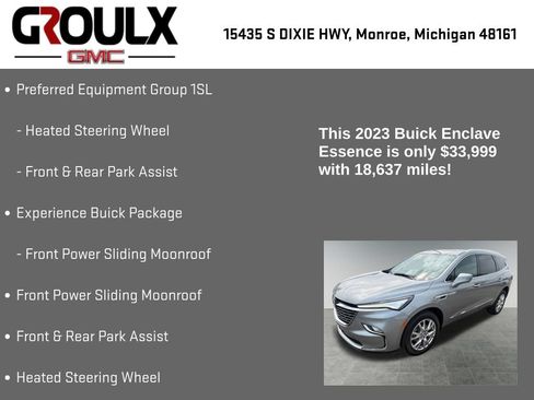 Used 2023 Buick Enclave Essence w/ Experience Buick Package AWD/4WD image 8