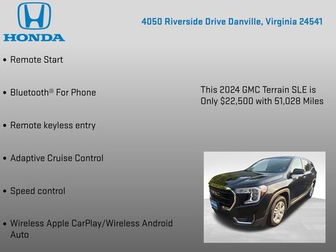 Used 2024 GMC Terrain SLE AWD/4WD image 17