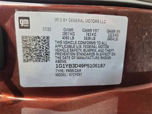 Used 2023 Chevrolet Corvette Stingray Preferred Conv w/ 2LT image 26